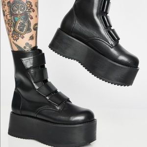 DOLLS KILL Current Mood Eye Of The Storm Boots